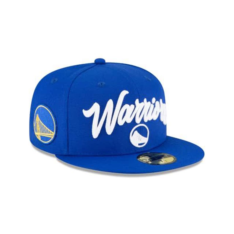 NBA Golden State Warriors Draft Alternate 59Fifty Fitted (MLU8704) - Blue New Era Caps